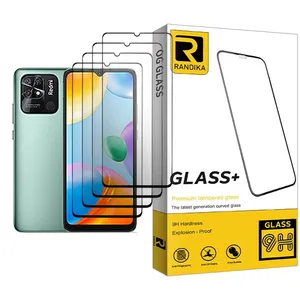 Randika Randika Glass MIX004 Screen Protector For Xiaomi Redmi 10C Pack Of 4