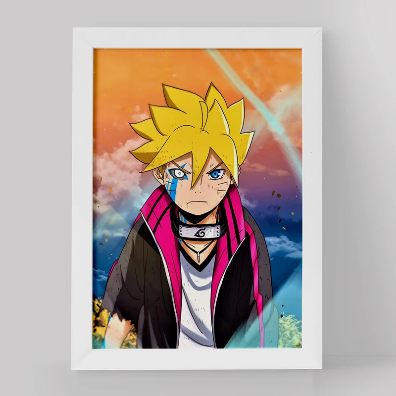 تابلو خندالو مدل بوروتو اوزوماکی انیمه بوروتو کد 15729