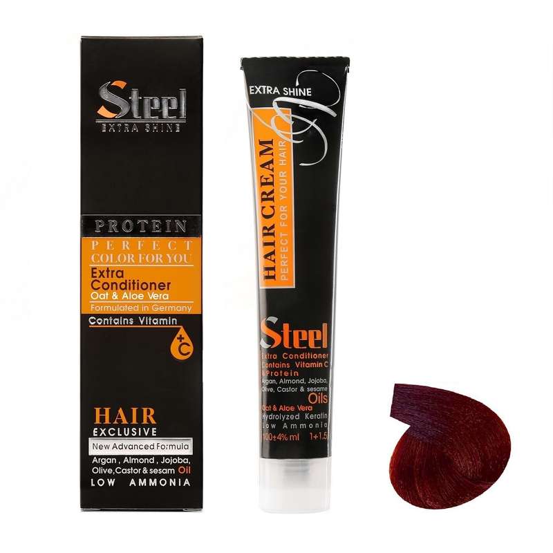 رنگ مو استیل شماره S56 حجم 100 میلی لیتر رنگ مارسالا رنگ مو استیل شماره S56 حجم 100 میلی لیتر رنگ مارسالا
