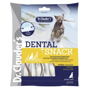 تشویقی سگ دکتر کلادرز مدل dental snack وزن 500 گرم