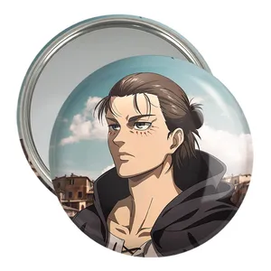 آینه جیبی خندالو مدل ارن یگر انیمه اتک آن تایتان  کد 13251