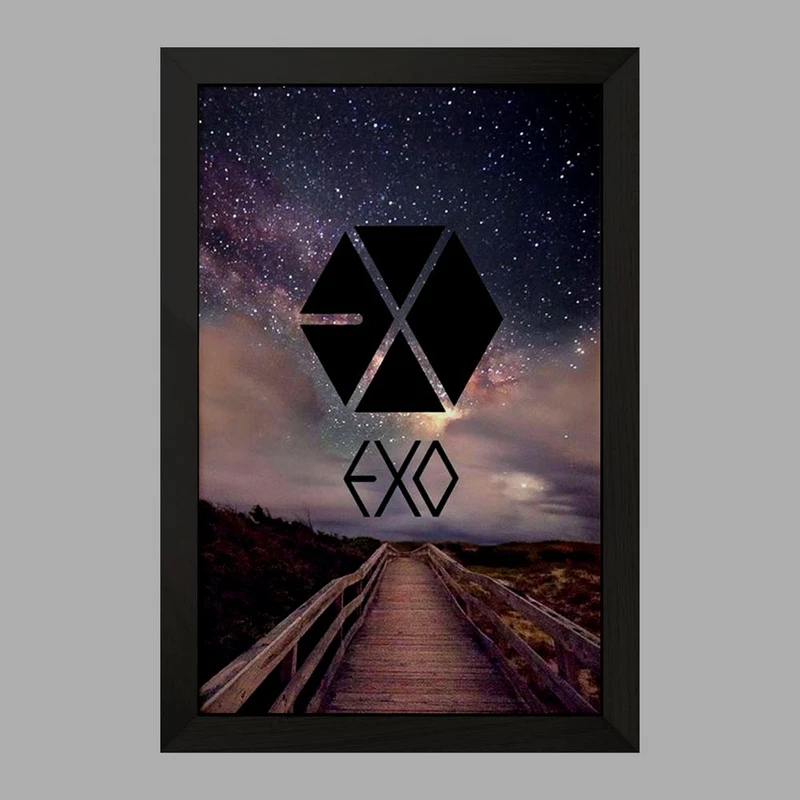 تابلو خندالو مدل گروه موسیقی اکسو EXO  کد 2533