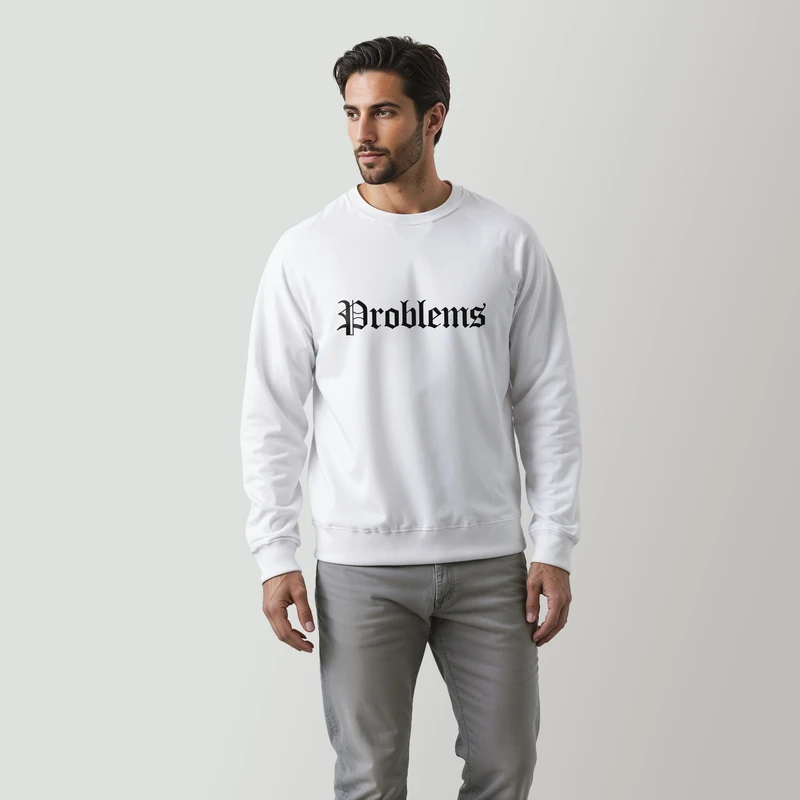 سویشرت مردانه مدل دورس کد 14020824b رنگ سفید