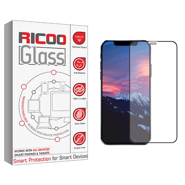 محافظ صفحه نمایش سرامیکی ریکوو مدل +HD مناسب برای گوشی موبایل اپل iPhone 12 Pro Max