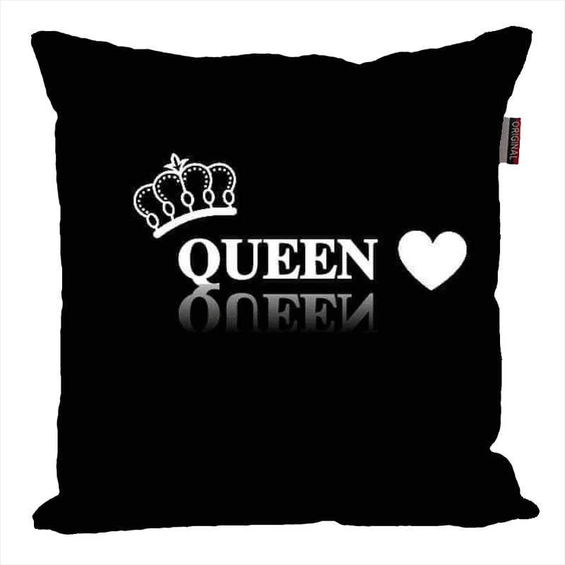 کوسن ناریکو مدل فانتزی طرح دخترانه اسم ملکه کد 04527