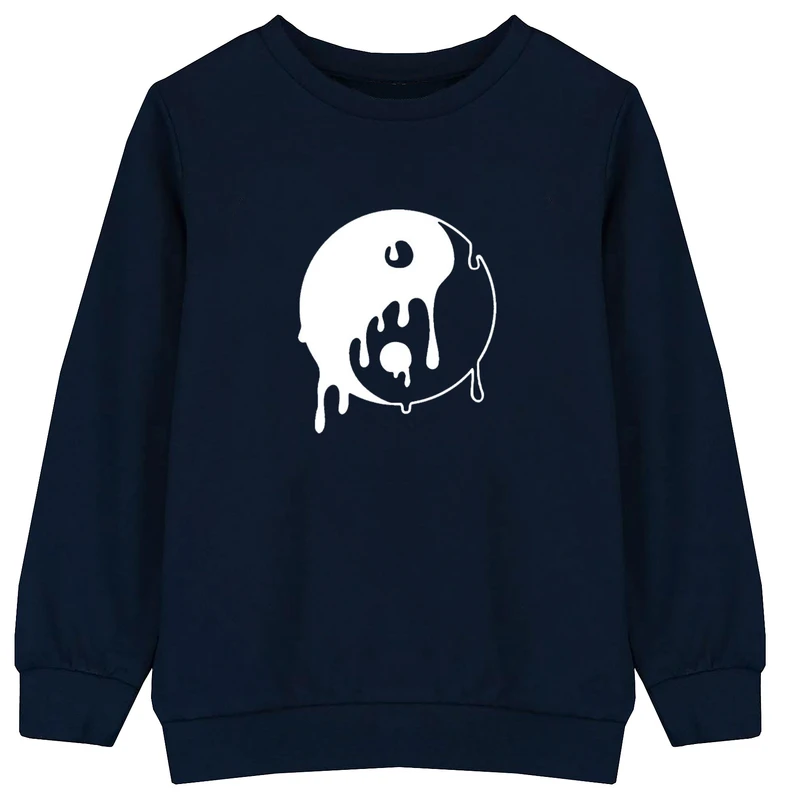 سویشرت مردانه مدل یین یانگ A12 رنگ سرمه ایی