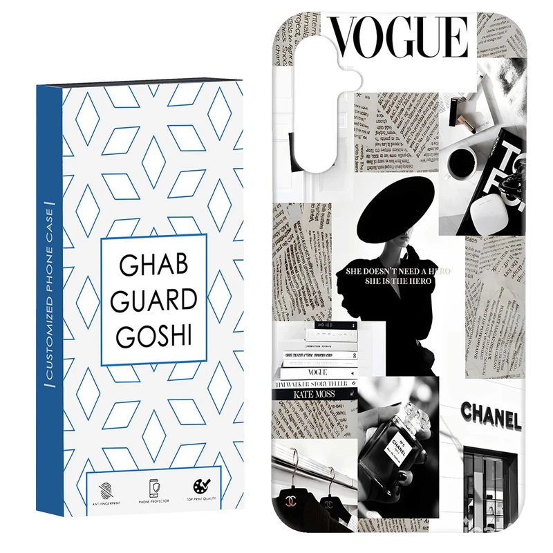 کاور قاب گارد گوشی طرح مدل دختر کد Dimo-795 مناسب برای گوشی موبایل سامسونگ Galaxy A54