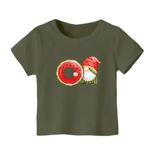 تی شرت آستین کوتاه بچگانه مدل بابانوئل و هندوانه یلدایی کد 2