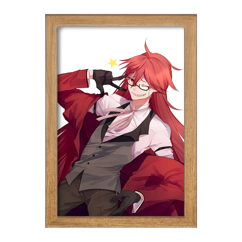 تابلو خندالو مدل گریل انیمه خادم سیاه Black Butler  کد 16310