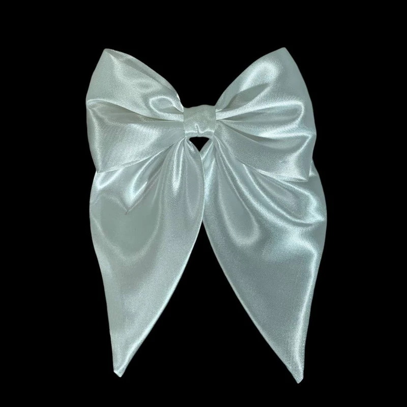 گیره مو زنانه مدل فرانسوی پاپیون دنباله دار ساتن کد PAP26