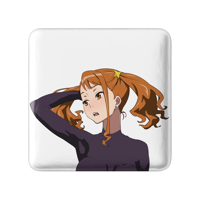 مگنت خندالو طرح آنجو انیمه آنوهانا مدل مربعی کد 31994