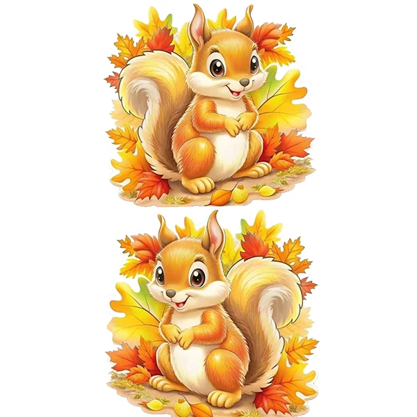 استیکر پارچه و لباس پاد آفرین طرح سنجاب کد 2366