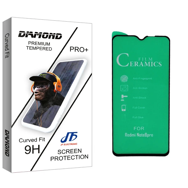 محافظ صفحه نمایش جی اف مدل Diamond glass مناسب برای گوشی موبایل هوآوی Y7 2019 / Y7 Prime 2019