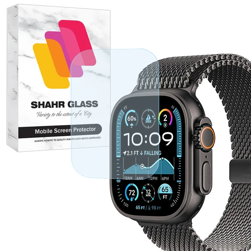 محافظ صفحه نمایش شهر گلس مدل SMWS مناسب برای ساعت هوشمند اپل Watch Ultra 3 49mm