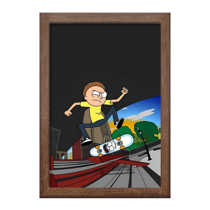 تابلو خندالو طرح ریک و مورتی (Rick and Morty) کد F4928