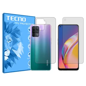 Tecno Resistant model Transparent screen protector suitable for Oppo A94 mobile phone along with the back of the phone