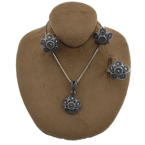 نیم ست نقره زنانه مدل 0208