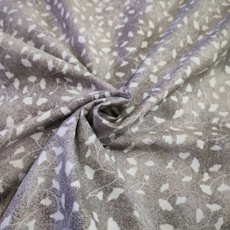 پارچه ملحفه عرض 2 متر مدل ریحان رنگ نقره‌ای