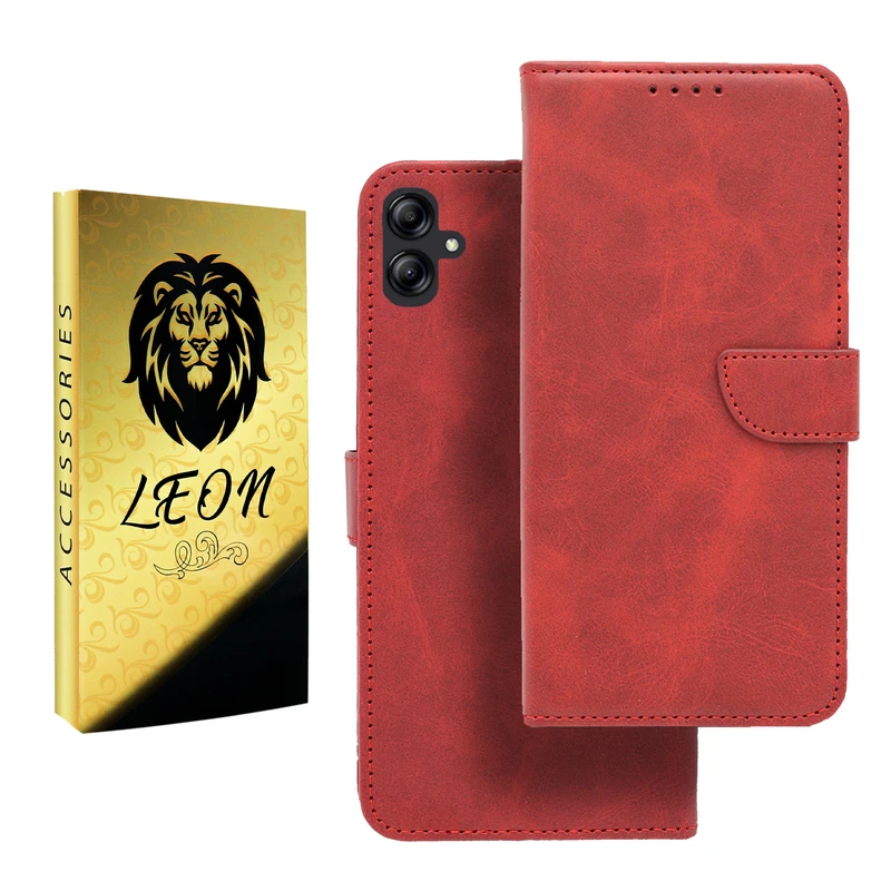 کیف کلاسوری لئون مدل Khoshi Yo مناسب برای گوشی موبایل سامسونگ Galaxy A06