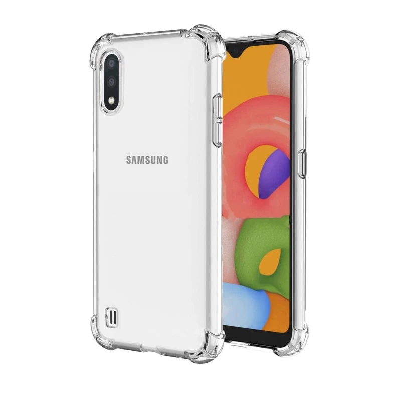 کاور مدل Clear مناسب برای گوشی موبایل سامسونگ Galaxy A01