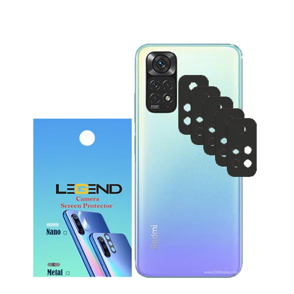 محافظ لنز دوربین مدل LEGEND مناسب برای گوشی موبایل شیائومی Redmi note 11 بسته 5 عددی