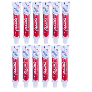 خمیر دندان نسیم مدل Contains fluoride وزن 80 گرم مجموعه 12 عددی
