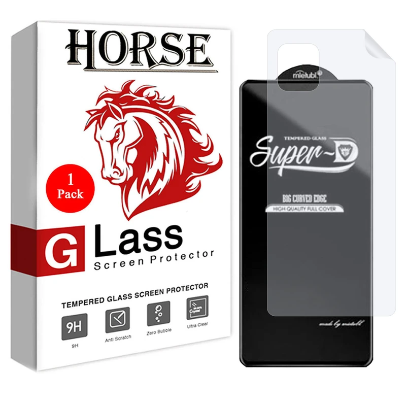 محافظ صفحه نمایش  هورس مدل  2SN-Glass   مناسب برای گوشی موبایل   سامسونگ  Galaxy Note10 Lite  به همراه محافظ پشت گوشی