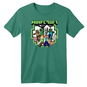 تی شرت آستین کوتاه بچگانه مدل ماینکرفت کد 010