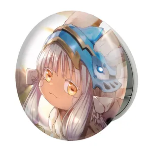 آینه جیبی خندالو طرح ناناچی انیمه ساخته شده در پرتگاه مدل تاشو کد 24347 