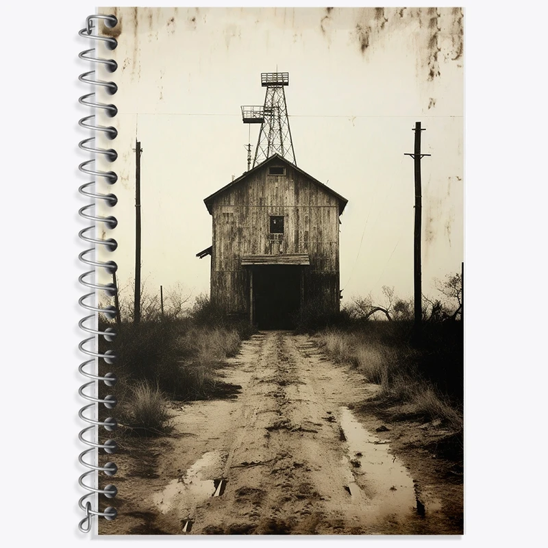 دفتر لغت 50 برگ خندالو طرح کلبه کد F440