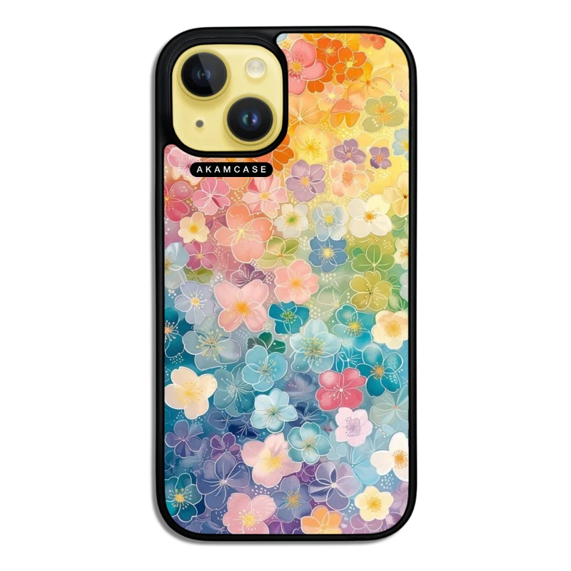 کاور آکام مدل AMC-WA15-FLOWERS-27 مناسب برای گوشی موبایل اپل iPhone 15