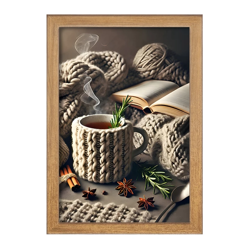 تابلو خندالو مدل فنجان چای کد F9981