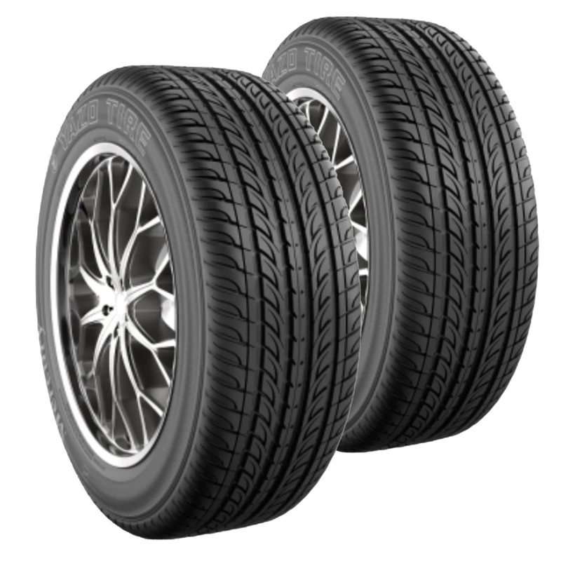 لاستیک خودرو سواری تیوبلس چهار فصل یزد تایر مدل T-Mercury سایز 195 / 65 R15 ساخت ایران با چسبندگی D در شرایط خیس - 2 حلقه