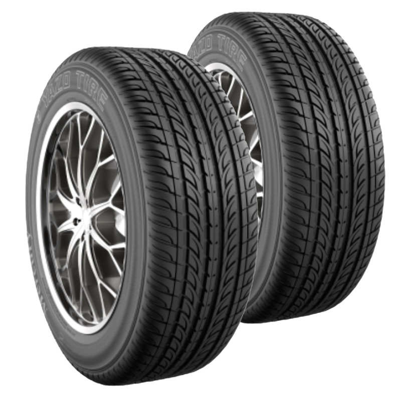 لاستیک خودرو سواری تیوبلس چهار فصل یزد تایر مدل T-Mercury سایز 195 / 65 R15 ساخت ایران با چسبندگی D در شرایط خیس - 2 حلقه