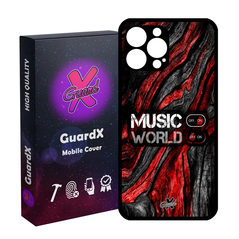 کاور گارد ایکس طرح Music مدل Glass10160 مناسب برای گوشی موبایل اپل iPhone 14 Pro Max