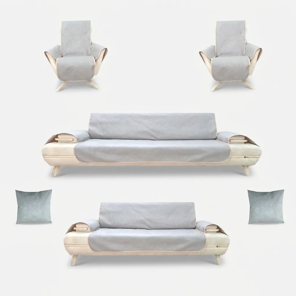 کاور مبل 7 نفره پوشپاک کاور مدل Cushion 7-160