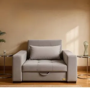 مبل تختخواب‌شو 1 نفره اورنگ مدل اکسان باکسدار