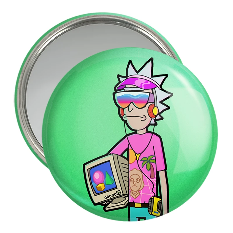 آینه جیبی خندالو مدل انیمیشن ریک و مورتی Rick and Mort کد 26591