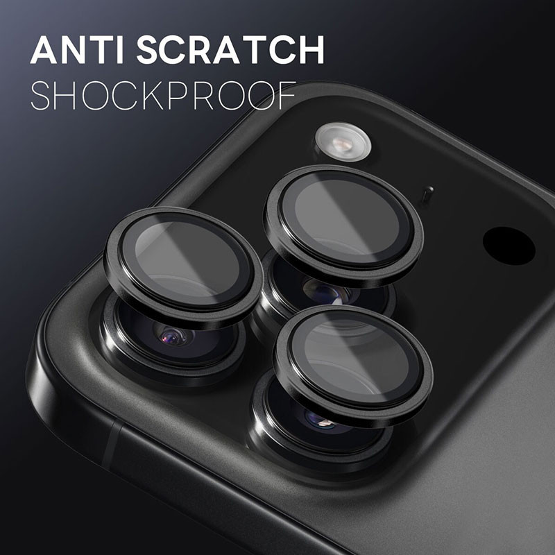 محافظ لنز دوربین مسیر مدل Silver مناسب برای گوشی موبایل اپل iPhone 17 Pro / 17 Pro Max