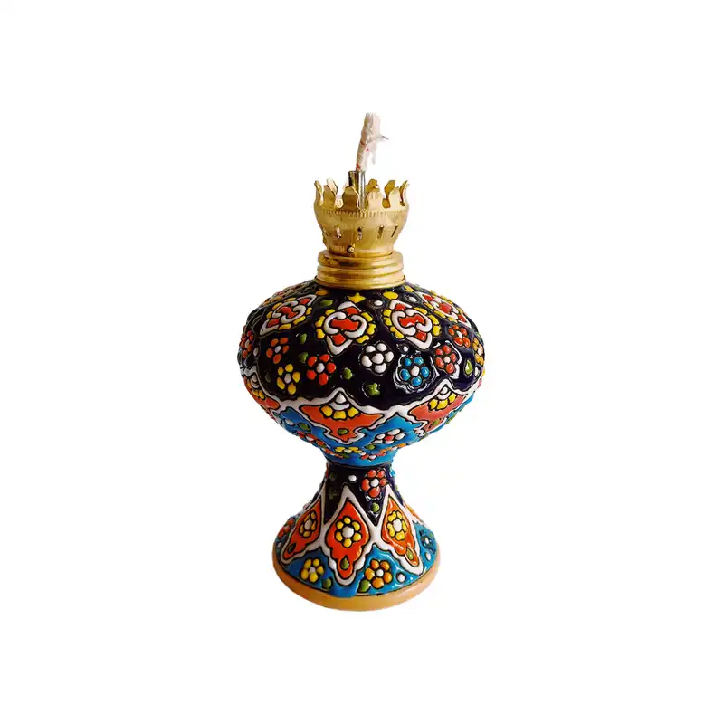 چراغ میناکاری سفالی کد 310