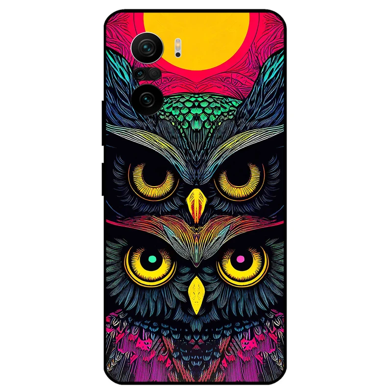 کاور مگافون طرح جغد مدل 1904 مناسب برای گوشی موبایل شیائومی Poco F3 / Redmi K40 / K40 Pro 