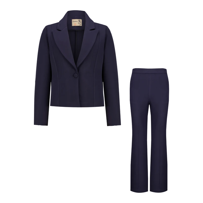 ست کت و شلوار رسمی زنانه السانا مدل گلسان کد 159804