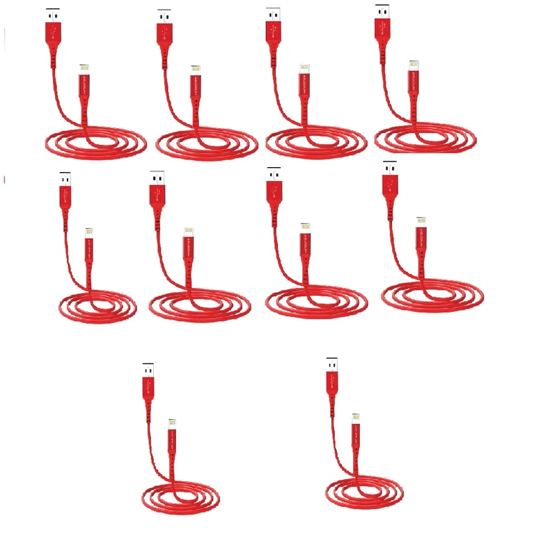 کابل تبدیل USB به لایتنینگ کینگ استار مدل k65 i طول 1.2 متر بسته 10 عددی