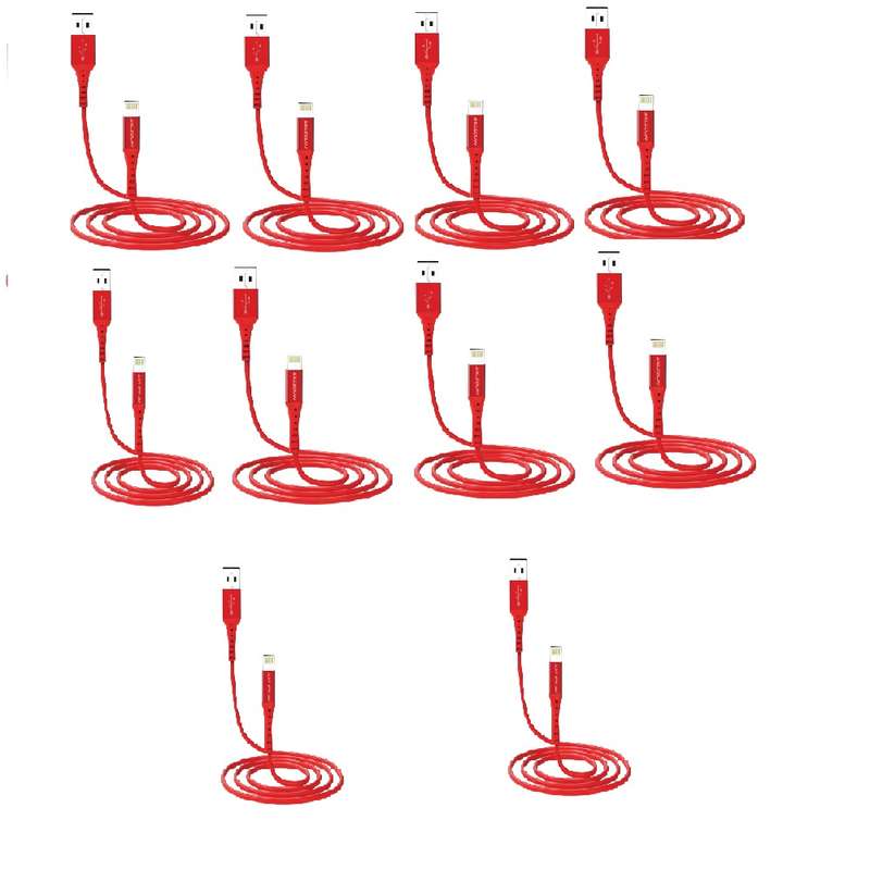 کابل تبدیل USB به لایتنینگ کینگ استار مدل k65 i طول 1.2 متر بسته 10 عددی