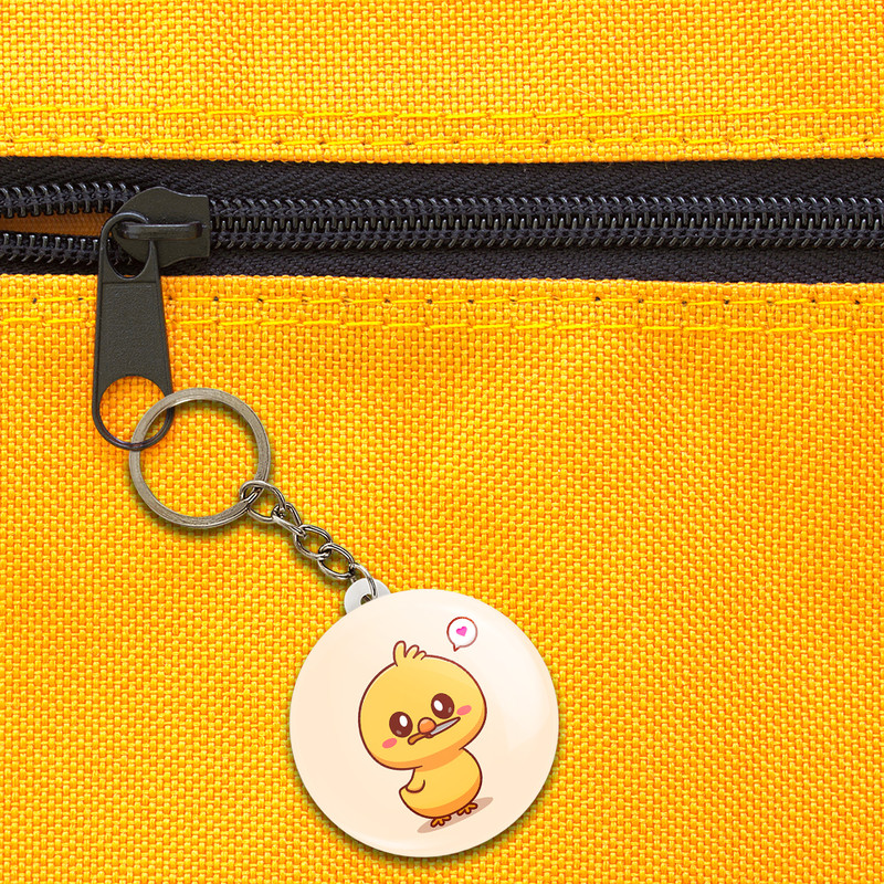 جاکلیدی خندالو مدل حیوانات بامزه جوجه کد 29659