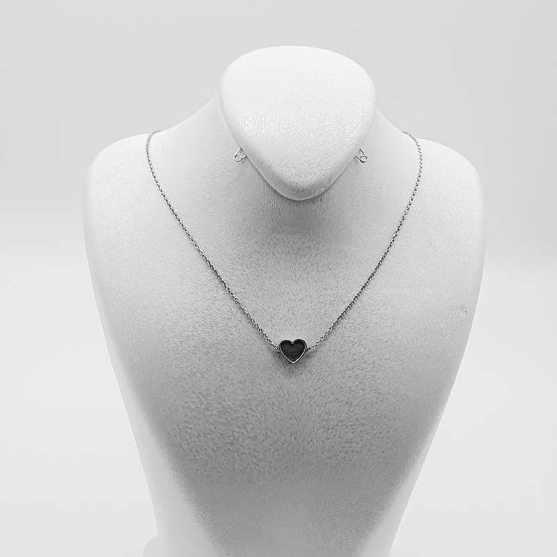 گردنبند نقره زنانه مدل قلب