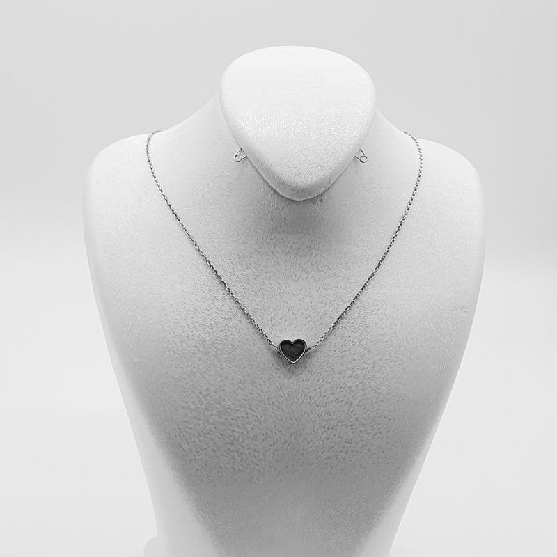 گردنبند نقره زنانه مدل قلب