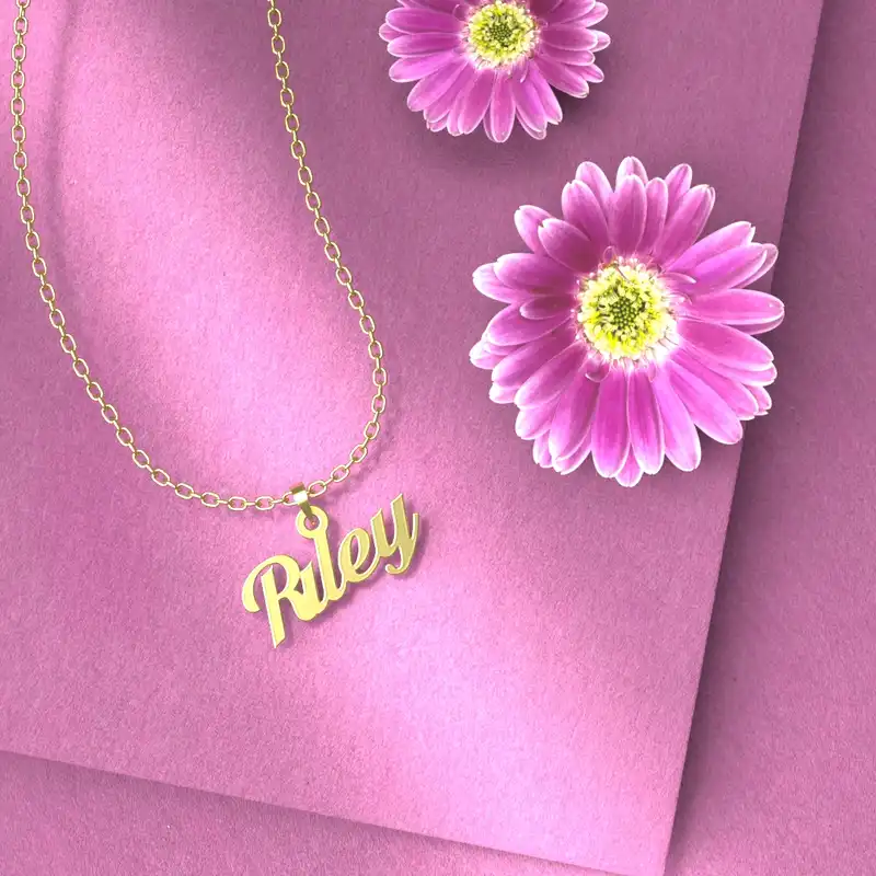 گردنبند طلا 18 عیار زنانه مدوپد مدل Riley