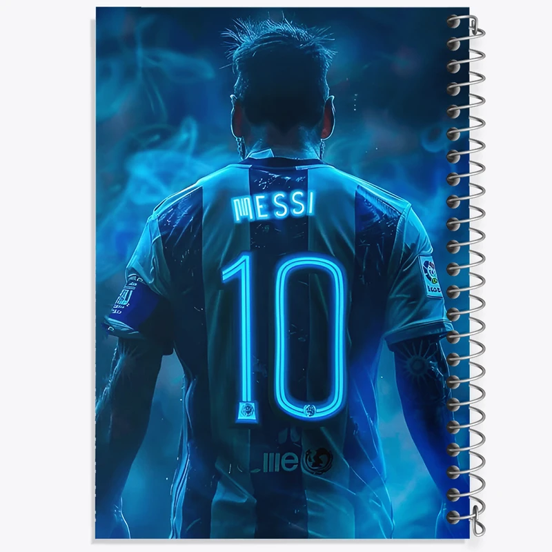 دفتر شطرنجی 50 برگ خندالو طرح لیونل مسی کد F7192