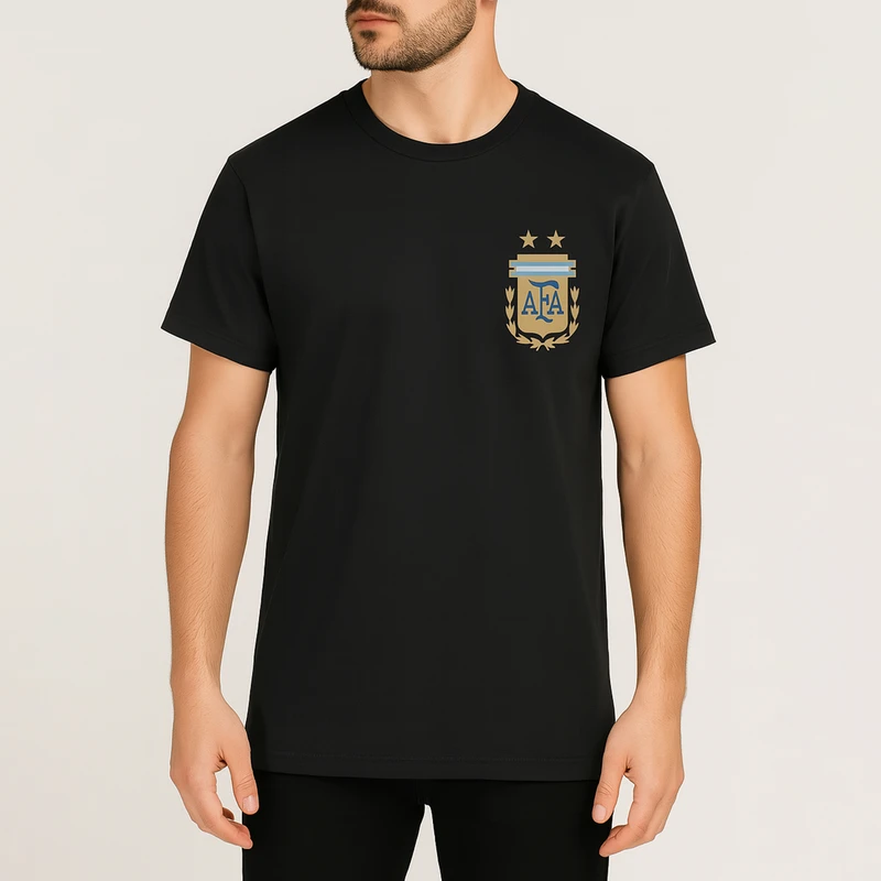 تی شرت آستین کوتاه مردانه مدل جام جهانی 2022 تیم فوتبال آرژانتین کد 0262